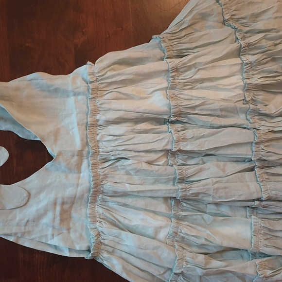 Ramie Big Frill Dress - Picture 2 of 3